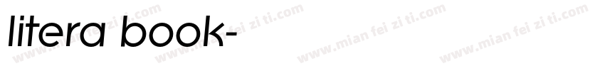 litera book字体转换